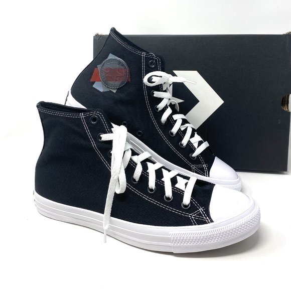 Converse Mens Size 165091C CTAS Space Racer Sport Black Canvas Hi Top Sneaker - Picture 9 of 11